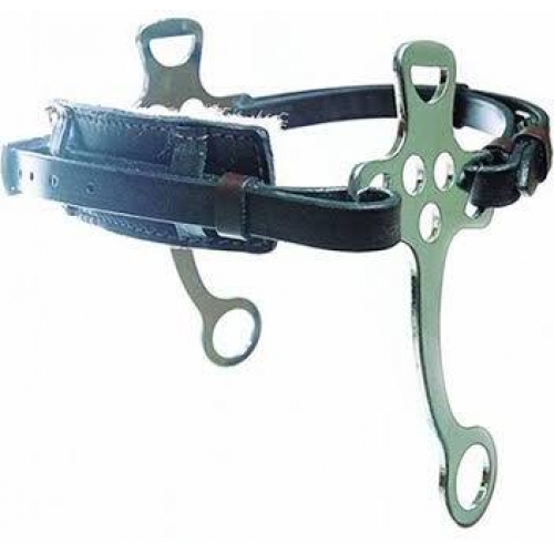 English Hackamore Leather Bitless Bridle Attachment
