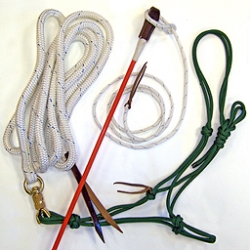 Natural Horsemanship Kit - Parelli Style Training Equipment / Kit With 22ft Rope